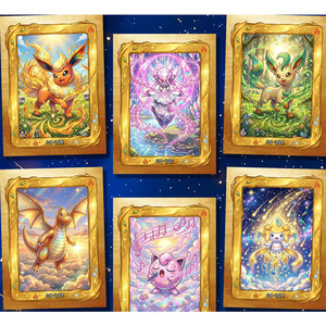 PY Rare Blind Box Pokemoned Card Wholesale POKE Metal Card Gyarados Limited Edition Board Game Kid Custom Fan Art Trading Game - Product Image 3