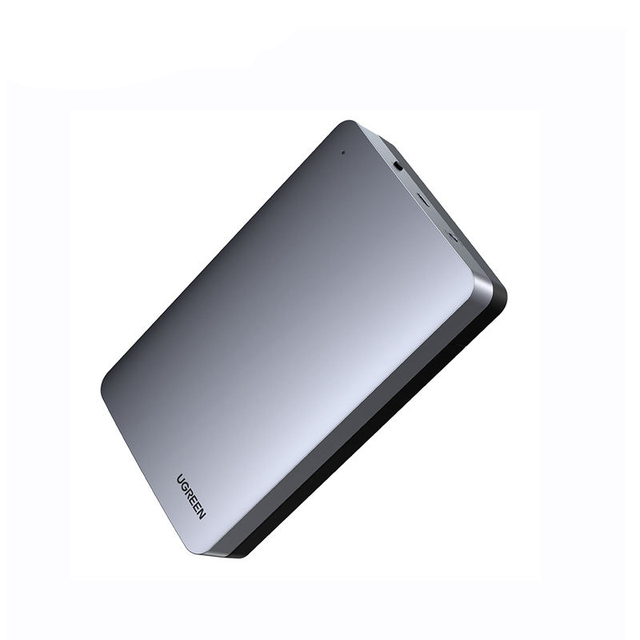UGREEN 3.5 Inch SATA External Hard Drive Enclosure 2.5 Inch SATA SSD HDD Aluminum USB C 3.1 Gen 2 High Speed 6Gbps Case