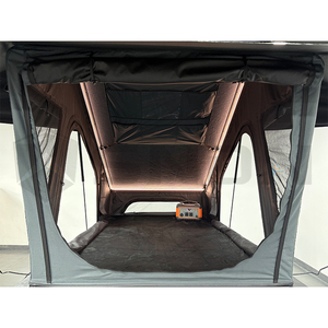 เต็นท์หลังคาแข็ง SNDN X Hinge Rooftop Tents กันน้ำสำหรับตั้งแคมป์กลางแจ้ง เต็นท์หลังคาแข็งอลูมิเนียม RTT พร้อมขาย - Product Image 3