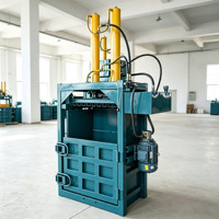 Presse à balles hydraulique verticale pour ferraille d'aluminium, faible bruit, pour le recyclage du papier et du carton usagés en usine de recyclage