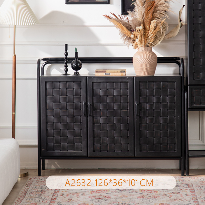 ตู้ไซด์บอร์ดสีดำ - A2632