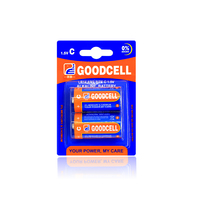 GOODCELL Pile alcaline LR14 AA de taille C 1.5V sans cadmium et sans mercure pour le sauvetage d'urgence Appareils ménagers Electronique grand public