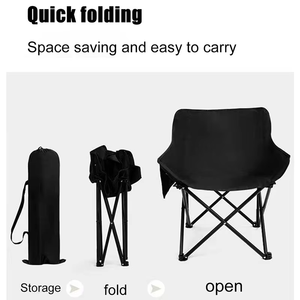 Kursi Lipat Portabel Ringan untuk Hiking, Camping, Pantai, dan Aktivitas Luar Ruangan - Kursi Bulan Tahan Lama - Product Image 3