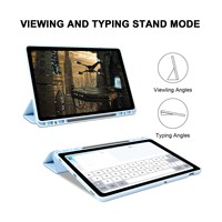 Étui pour tablette en cuir TPU à trois volets pour Samsung Galaxy Tab S7 S8 S6