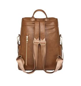 Mochila de Viaje de Cuero Personalizada, Nueva, para Mamá, Mujer, Bolso de Hombro Doble, Moderno, Versátil, de Gran Capacidad, para la Escuela - Product Image 6