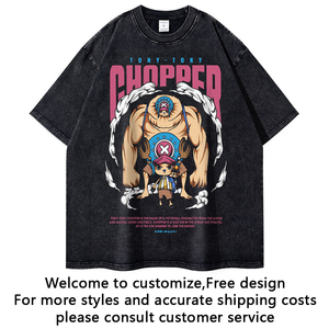 T-shirt stampata in stile Hip Hop retrò con stampa <span class=keywords><strong>Anime</strong></span> traspirante da uomo di moda promozionale di migliore qualità - Product Image 3