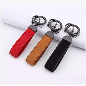 Leather Key Chain <b>Keychain</b> Luxury Designer Custom Logo Blank Laser Engraving Bulk Custom Key Chain Custom Metal <b>Keychain</b> - Product Image 1