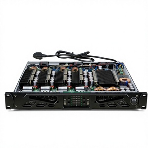 Amplificador Digital Profesional Clase D de 4 Canales de Alta Potencia 4X1300W 8Ohm para Conciertos, DJ, Música en Exteriores, Actuaciones en Escenario, <span class=keywords><strong>1U</strong></span> - Product Image 2