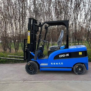 Chariot élévateur électrique 2,5 tonnes (2500 kg) à batterie pour entrepôt - Prix usine - Product Image 2