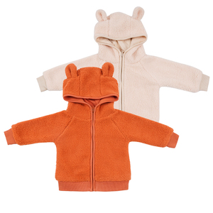 Personnaliser les vestes à capuche en molleton pour bébé <span class=keywords><strong>Veste</strong></span> à capuche en molleton durable pour bébé Vente en gros Fabricant de vêtements d'hiver pour bébé - Product Image 1