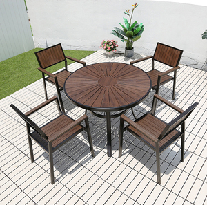 Hermoso hotel <span class=keywords><strong>de</strong></span> muebles al aire libre ocio formas <span class=keywords><strong>de</strong></span> madera <span class=keywords><strong>Mesa</strong></span> <span class=keywords><strong>de</strong></span> la cena 6 sillas <span class=keywords><strong>de</strong></span> madera <span class=keywords><strong>de</strong></span> <span class=keywords><strong>teca</strong></span> <span class=keywords><strong>de</strong></span> <span class=keywords><strong>comedor</strong></span> - Product Image 2