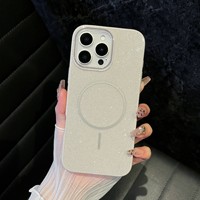 Bule chic avec couleur violette Bling Glitter housse de téléphone étui de téléphone portable magnétique pour iPhone 17 16 Pro Max 15 Plus 14 13 12 11
