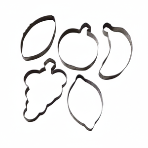 5.5 cm <b>Ring</b> with Assorted Metal Cookie <b>Cutters</b> Customized Square Cookie Mold Tool Set for Parties - Product Image 2
