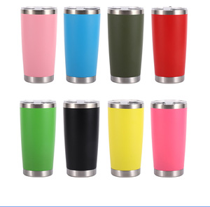 Custom Double Wall Stainless Steel 20oz Leak-Proof BPA Free Vacuum Insulating Portable <b>Hot</b> <b>Cold</b> Travel Mug Tumbler - Product Image 6