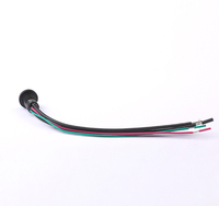 Toowei bouton poussoir micro interrupteur avec plastique léger ip67 12mm 3a 250v pour voiture bateau avec fils momentané