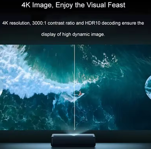 Proyector láser <span class=keywords><strong>Mi</strong></span> 4K <span class=keywords><strong>150</strong></span> <span class=keywords><strong>150</strong></span> pulgadas Ansi Lumen Proyector láser Ultra Short Throw 1600 Ansi Lumen 3,0 tecnología láser - Product Image 5