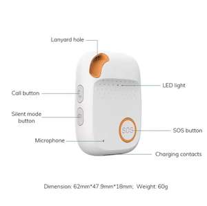 Dispositivo PERS EV04 Senior Living Home Care, colgante SOS de detección de caídas, rastreador personal <span class=keywords><strong>para</strong></span> la enfermedad de <span class=keywords><strong>Alzheimer</strong></span> - Product Image 6