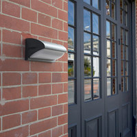 Lampe murale extérieure moderne IP65, étanche, en aluminium, source de lumière LED, nouveau type, double tête, forme irrégulière, décorative