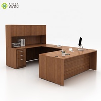Table de direction moderne en acier et bois, format standard, pour l'organisation de bureau, vente en gros simple