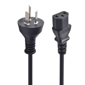 Argentina 10A 250V Power Cord with Coiled <strong>Cable</strong> Customization H05VV-F/H05RR-F 3-pin Extension Cord Custom Length - Product Image 2