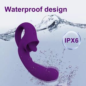 Großhandel Vibrator Sex-Spielzeug für Damen Vibrator Massagegerät 10 Frequenz leckende Zunge Vibrator - Product Image 5