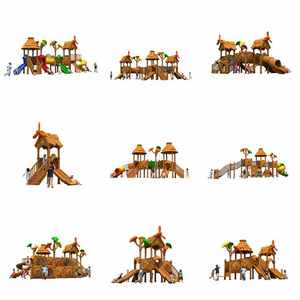 Jouets équipement commercial toboggan en plastique jeu d'<span class=keywords><strong>aventure</strong></span> espaces résidentiels extérieurs équipement balançoires toboggans aire de jeux extérieure - Product Image 4