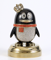 Logo personnalisé de luxe en alliage de zinc 24K Gold Plating Award Antique Golden Globe Trophy Cup for Trophées Medals & Plaques