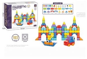 Nouveaux blocs de <span class=keywords><strong>construction</strong></span> robotiques 2026 : Blocs magnétiques transparents 3D - Jouets qui stimulent la créativité et l'imagination - Product Image 3