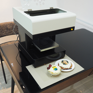 NOUVELLE Imprimante alimentaire 3D DIY Machine d'<span class=keywords><strong>impression</strong></span> à jet d'encre Biscuits Macaron Gâteau au chocolat Boisson Imprimante alimentaire <span class=keywords><strong>A4</strong></span> Café GRATUITE Encre comestible - Product Image 4