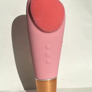 Cepillo Eléctrico de Silicona 2 en 1 de Doble Cabezal, Nuevo Diseño, para Limpieza Facial, Eliminador de Puntos Negros para Nariz y Ojos, Calidad Spa - Product Image 3