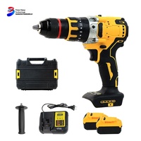 Perceuse électrique sans fil à couple élevé 24V 13mm, batterie lithium 2.5AH, mini perceuse industrielle universelle pour le bricolage, le plastique et le métal
