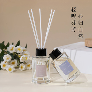 Fresh Air <b>Reed</b> <b>Diffuser</b> 120Ml Cylindrical Glass Long Lasting Fragrance Home Indoor Decor Aromatherapy - Product Image 2