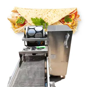 OEM Mehl Tortilla geröstete Ente Burrito Herstellung Maschine Pfannkuchen Chapati Flat Bread Roti Maker zum Backen