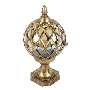 Éclairage extérieur de style européen lampe de pilier de portail vintage lampe de portail antique étanche à l'extérieur pour paysage lampe à led - Product Image 1