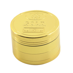 Hot Seller Zinc Alloy <b>Herb</b> <b>Grinder</b> Gold Four-Layer <b>Grinder</b> Manual Metal Tobacco <b>Grinder</b> - Product Image 2