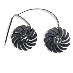 Ventilateur de refroidissement pour carte graphique <span class=keywords><strong>MSI</strong></span> RX <span class=keywords><strong>5700</strong></span> <span class=keywords><strong>XT</strong></span> <span class=keywords><strong>5700</strong></span> EVOKE, PLD09210S12HH PLD09210B12HH, 4 broches, 85 mm, RX <span class=keywords><strong>5700</strong></span> <span class=keywords><strong>XT</strong></span> - Product Image 5