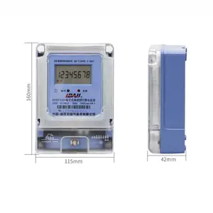 Ddsy1531 Eenfasige Afstandsbediening Prepaid Elektriciteitsmeter Zelfbedienbare Oplaadbare Betalingsmeter