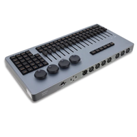 Commande DMX512 Mini à Plus Wing Console d'éclairage avec sac fourre-tout Mini contrôleur de lumière DJ avec lumières de projection