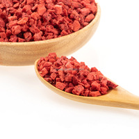 Zoete Gevriesdroogde Aardbei Chinese Bevroren Droge Fruitsnack In Geheel Poederpatroon Geconserveerde Smaak Gevriesdroogde Fruitkubus