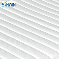 Matelas Ultra Confort 20 cm double avec ressorts ensachés et mousse confortable, silencieux pour la maison et le dortoir