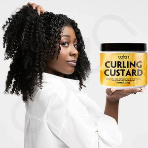 Luxfume 200ml Organic Custard Jelly Cream pour des <span class=keywords><strong>cheveux</strong></span> ondulés et bouclés, effet texturisant et lissant éliminant les frisottis ajoutant de la brillance - Product Image 6