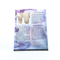 Bolsa de Plástico Transparente con Logotipo Personalizado al por Mayor para Extensiones de Cabello, Cabello Trenzado, Bolsa de PE con Cierre Hermético para Cabello Largo