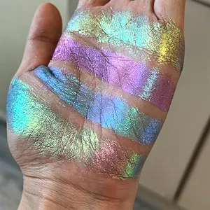 Deslumbrante grado cosmético efecto unicornio multicromo caramelo arcoíris Aurora camaleón hypershift pigmento en polvo para maquillaje