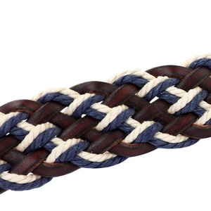 Jeans de qualité pour hommes ceintures tressées en cuir collé pour femmes vente en gros - Product Image 4