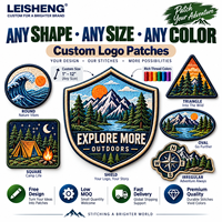 Écusson brodé personnalisé pour l'aventure, idéal pour les sacs à dos de voyage, le camping, les vestes en jean, les chapeaux et les accessoires