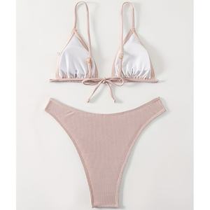 Traje de Baño de Alta Calidad para Niña, Bikini con Tirantes, Tejido de Poliéster Transpirable para Uso en la Playa, Suministro ODM - Product Image 2