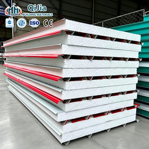 Panneau sandwich EPS ignifuge à installation facile pour mur extérieur de chambre froide, utilisation en parc, construction écologique, <span class=keywords><strong>isolation</strong></span> économique - Product Image 2