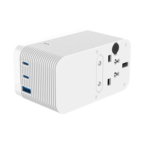 Pd3.1 QC3.0 chức năng chống cháy Cung cấp Adapter 45W/65W/100W tùy chọn Gan 120W sạc nhanh trên toàn thế giới du lịch cắm Adapter 90W - Product Image 1