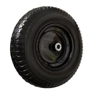 <span class=keywords><strong>Roue</strong></span> en mousse PU anti-crevaison <span class=keywords><strong>standard</strong></span> 4.80/4.00-8, <span class=keywords><strong>roue</strong></span> industrielle pleine <span class=keywords><strong>de</strong></span> 400 mm pour chariot à main - Product Image 5