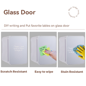 Mini Refrigerador Pequeño <span class=keywords><strong>de</strong></span> 4L con Puerta <span class=keywords><strong>de</strong></span> Vidrio, Enfriamiento y Calefacción, Doble Voltaje, <span class=keywords><strong>para</strong></span> Almacenamiento <span class=keywords><strong>de</strong></span> Cerveza, Bebidas y Leche - Product Image 4